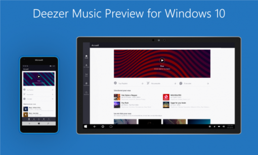 Deezer está trabajando en la versión para Windows 10, y llama a los usuarios a probarla