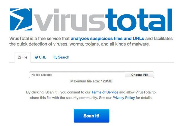 VirusTotal, es capas de detectar malware en el firmware