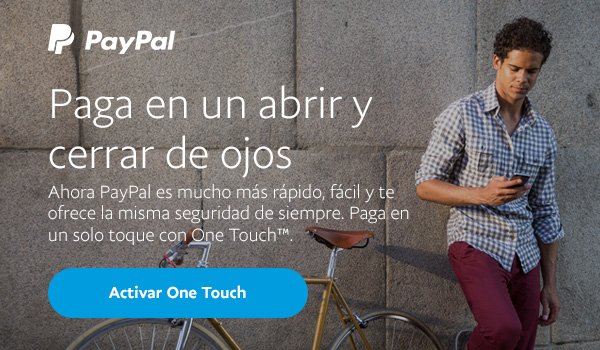 Descubre One Touch de PayPal